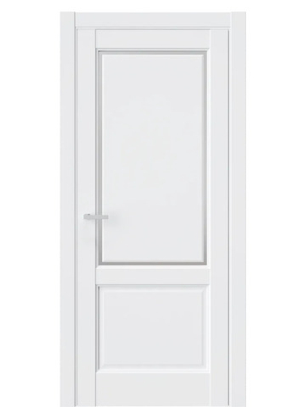 Двери WestStyle  LVT 3Е Emlayer Белый/ Белое Сатинат ДО