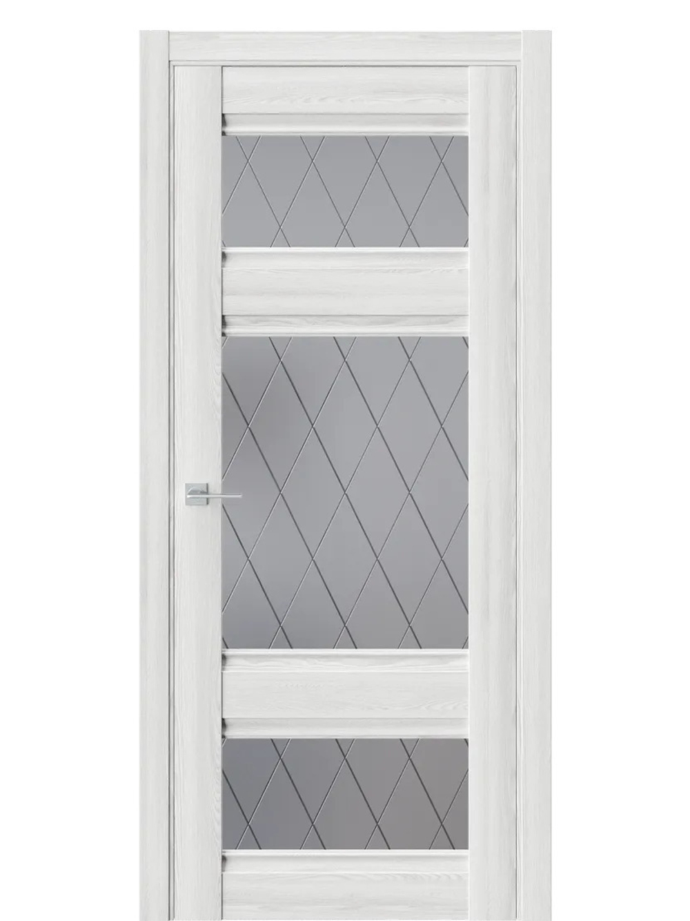 Двери WestStyle  "ChЕ 10" Клен Айс/ графит сатинат  ДО