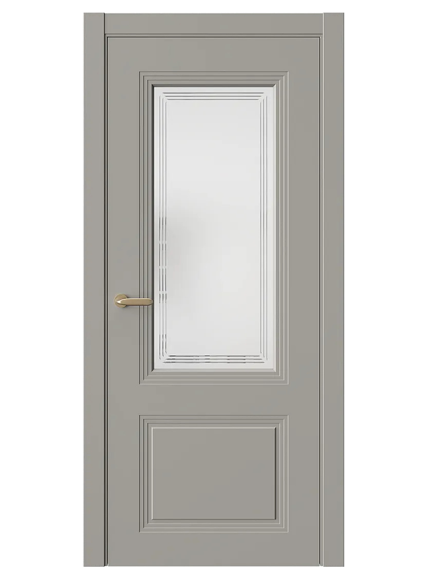 Двери WestStyle  Monte 4 Пустынное Золото /Белое Сатинат ДО