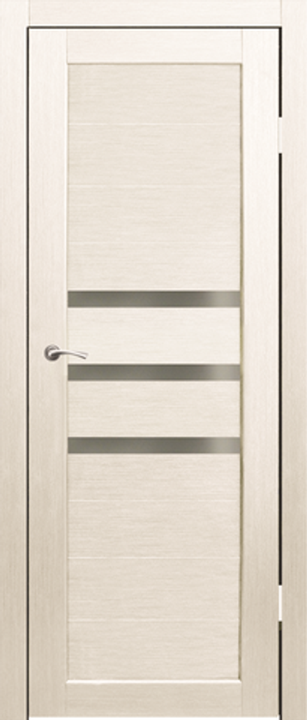 Межкомнатные двери SYNERGY "Грация" Дуб молочный (Сатинат матовое)