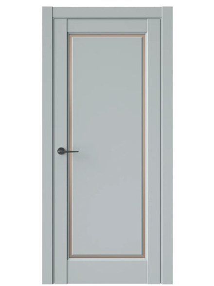 Двери WestStyle  LVT 1 Платиновый Дым/ Бронза Сатинат ДО