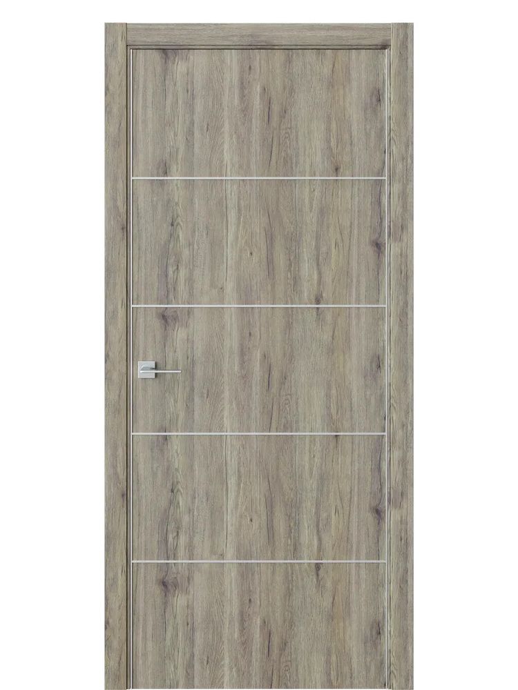 Двери WestStyle  "IN 27" Дуб Эссе /алюм.кромка  ДГ