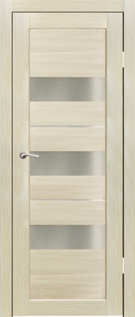Межкомнатные двери SYNERGY "Дельта" Акация светлая (Сатинат матовое)