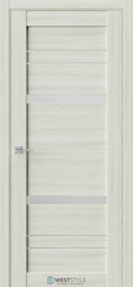 Межкомнатные двери WestStyle "Q17" (RE52) Клен крем/Белое сатинат ДО