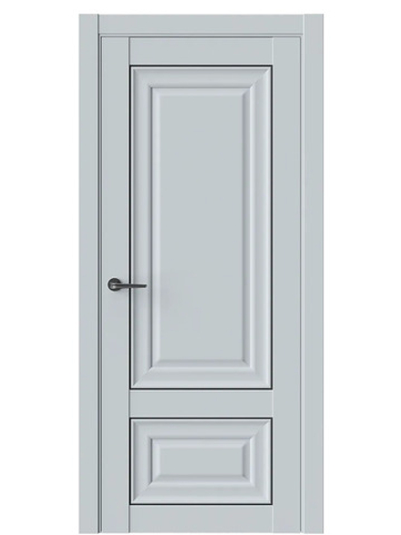 Двери WestStyle HR3 F Белая ночь /молдинг черный  ДГ