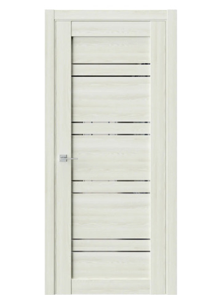 Двери WestStyle  "CZ 7 Клен крем/зеркало графит ДО