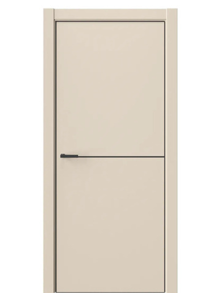 Двери WestStyle  "IN 39" Лазурный Песок /алюм.кромка  ДГ