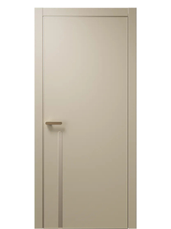 Двери WestStyle  "IN М1.1" Гляссе /молдинг /алюм.кромка  ДГ