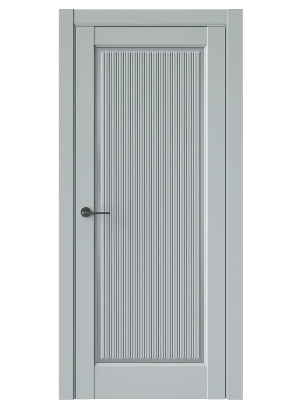 Двери WestStyle  LVT 1 FL Платиновый Дым/ Графит Сатинат ДО