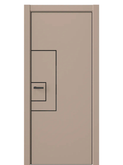 Двери WestStyle  "IN 41" Гляссе /алюм.кромка  ДГ