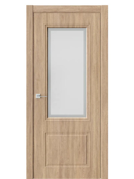 Двери WestStyle Eliss 4 Брандо /белое сатинат  ДО