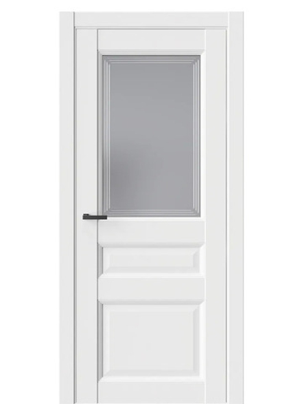 Двери WestStyle Enika 6 Emlayer белый /Графит Сатинат  ДО