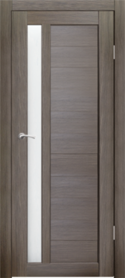 Межкомнатные двери SYNERGY "Пиано" Акация темная ДО (Сатинат матовое)