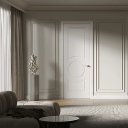 Межкомнатные двери WestStyle OB9 RAL Тон ванильный  ДГ