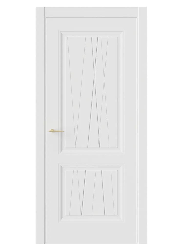 Межкомнатные двери WestStyle OB3V RAL Тон Белый  ДГ