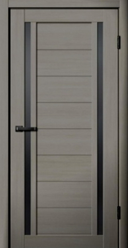 Межкомнатные двери царговые "ЦДО 05/1" Бетон светлый/Сатин ДО