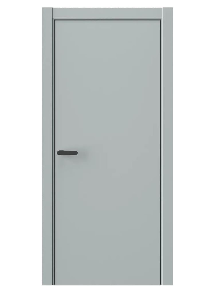 Двери WestStyle  "IN 9" Платиновый Дым /алюм.кромка  ДГ