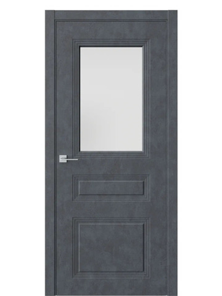 Двери WestStyle  Monte 8 Бетон Маренго /Белое Сатинат ДО