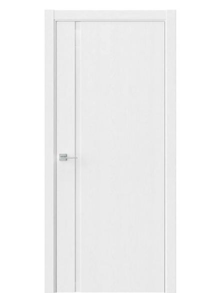 Двери WestStyle  "IN 36" Дуб Винта /Аляска Lacobel /алюм.кромка ДО