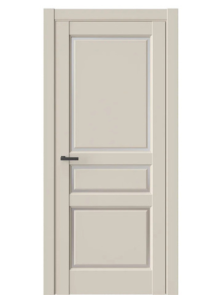 Двери WestStyle  LVT 5 Лазурный Песок/ Белое Сатинат ДО