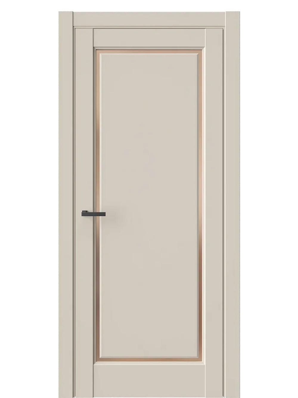 Двери WestStyle  LVT 1 Лазурный Песок/ Бронза Сатинат ДО