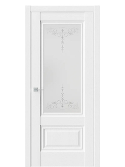 Двери WestStyle  "Ch 8"  Дуб винта/ белое сатинат ДО