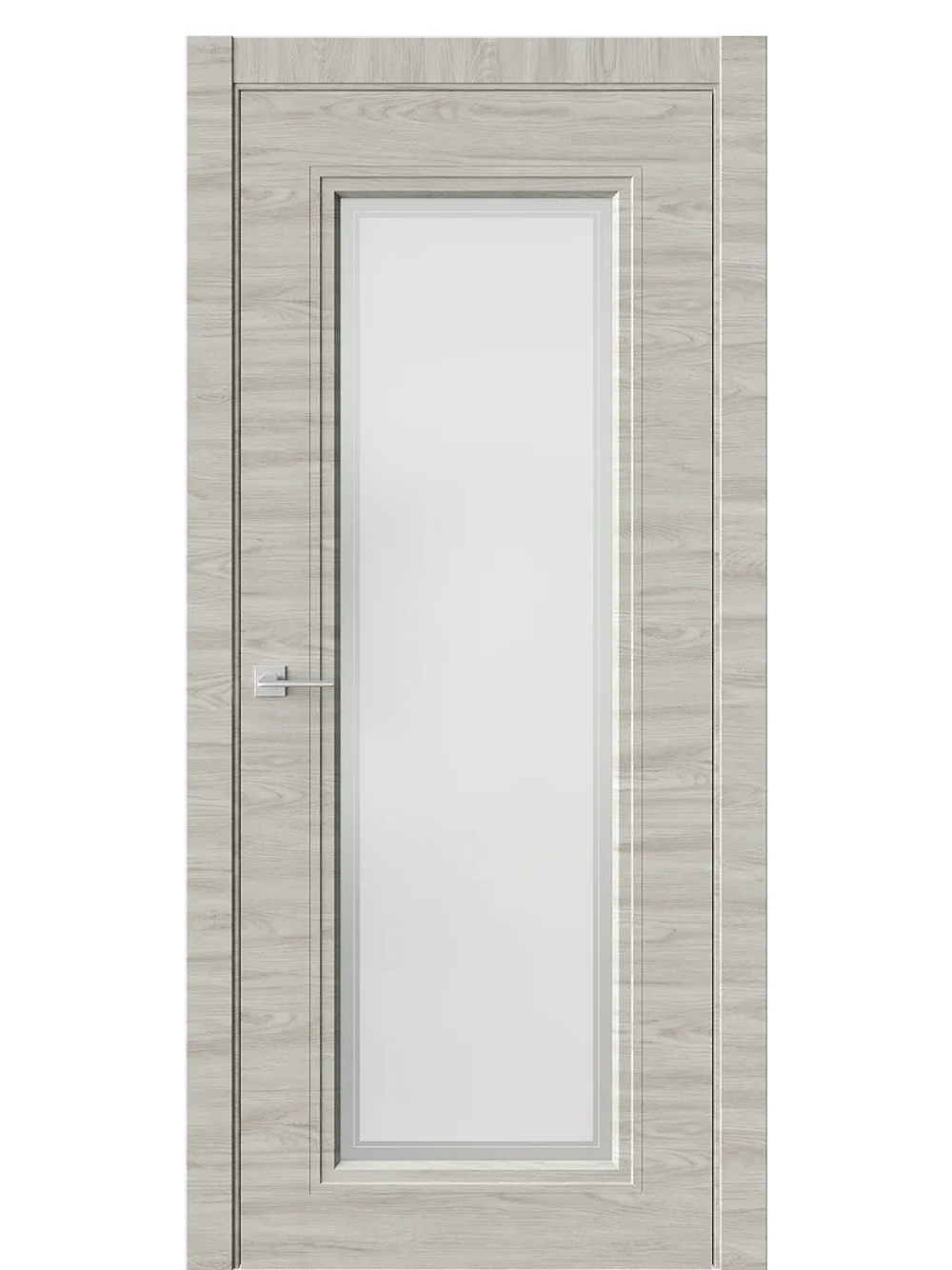 Двери WestStyle Eliss 2 Дуб малибу горизонт /белое сатинат  ДО