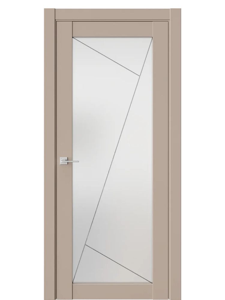 ДВЕРИ WestStyle  NR2  Гляссе /Белое Сатинат ДО