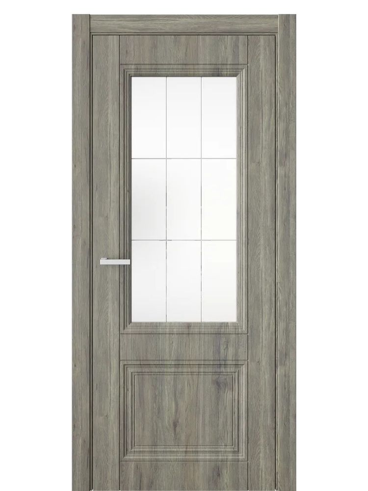 Двери WestStyle  Demiss 4  Дуб Эссе / белое сатинат ДО