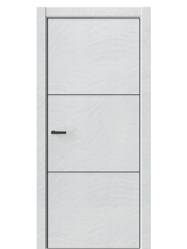 Двери WestStyle  &quot;IN 26&quot; Стоунлайн Лайт /алюм.кромка  ДГ