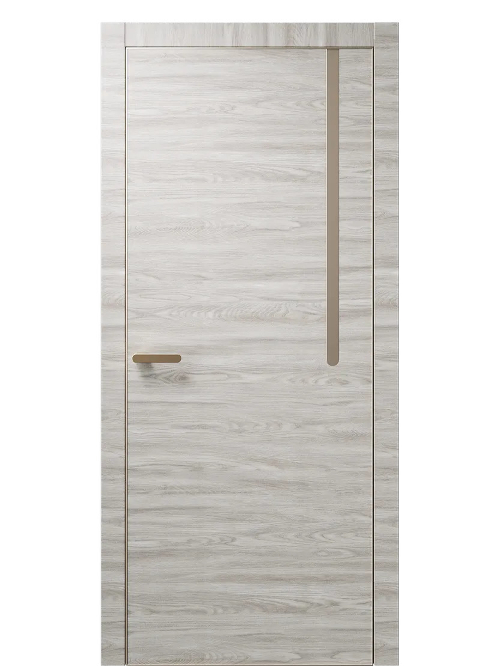 Двери WestStyle  "IN М1.2" Дуб Малибу Горизонт /молдинг /алюм.кромка  ДГ