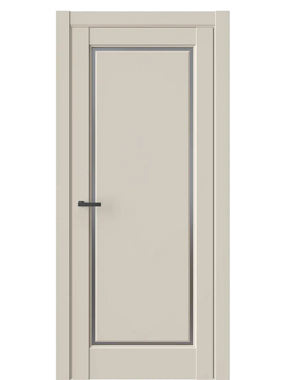 Двери WestStyle  LVT 1 Лазурный Песок/ Графит Сатинат ДО