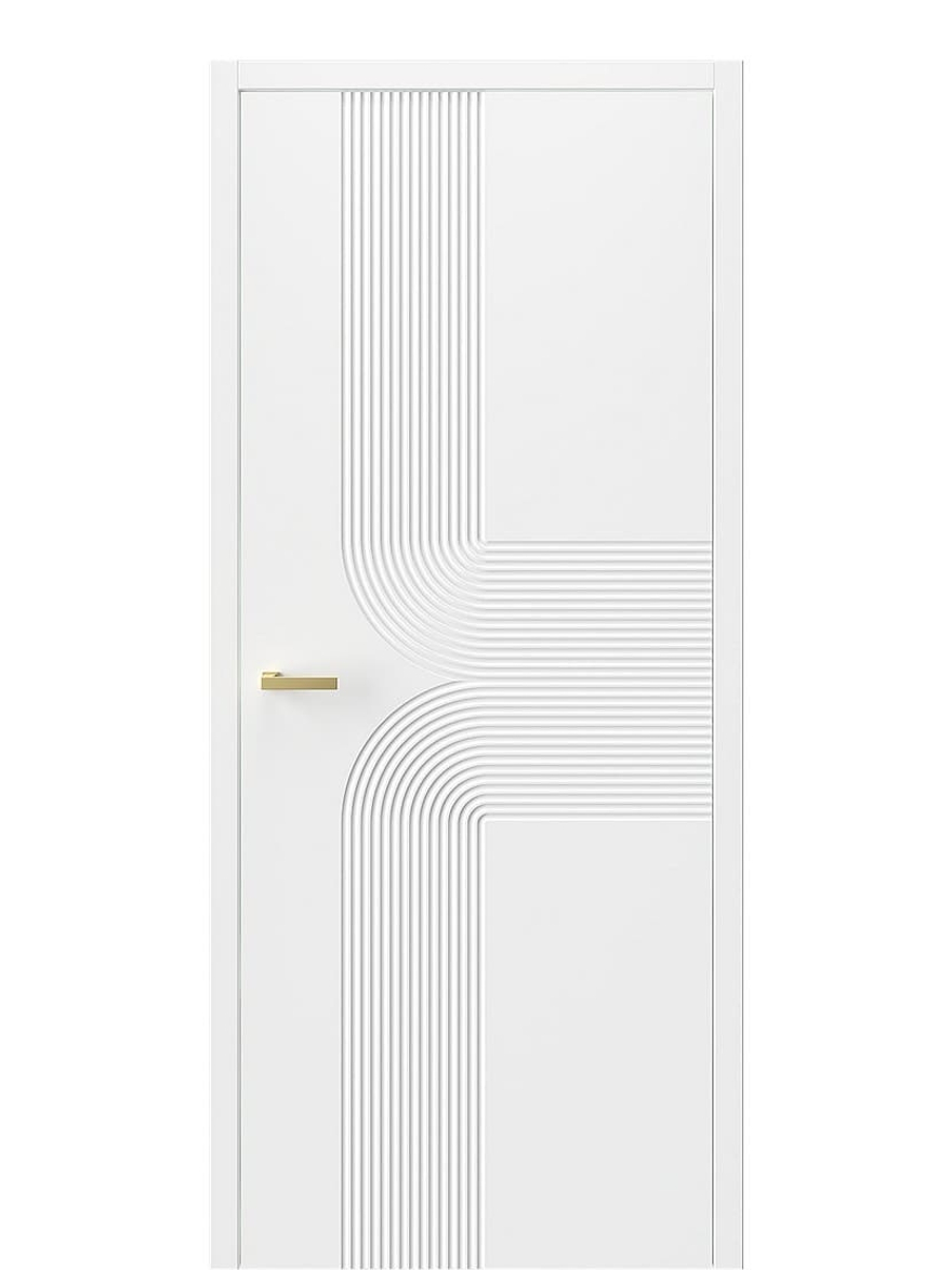 Двери WestStyle  Molis 1 без оформления RAL 9003 Белый ДГ