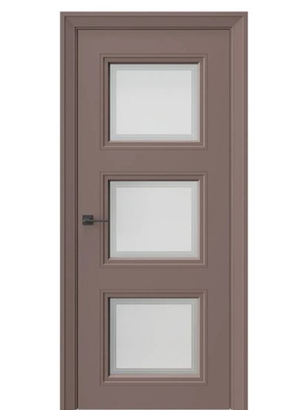 Двери WestStyle Eliss 6 Милкшейк /белое сатинат  ДО