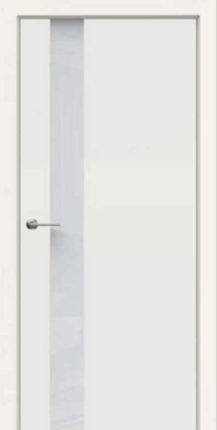 Межкомнатные двери DB-LINE DBQMG-15 Софт белый/Белоснежное лакобель