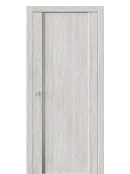 Двери WestStyle F30 Дуб оксфорд /Зеркало сатин графит  ДО