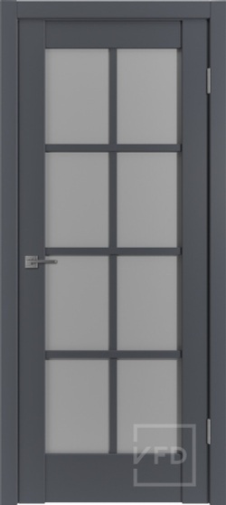 Межкомнатные двери ВФД "EMALEX R1" EMALEX Onyx/Dark Cioud (ДО)