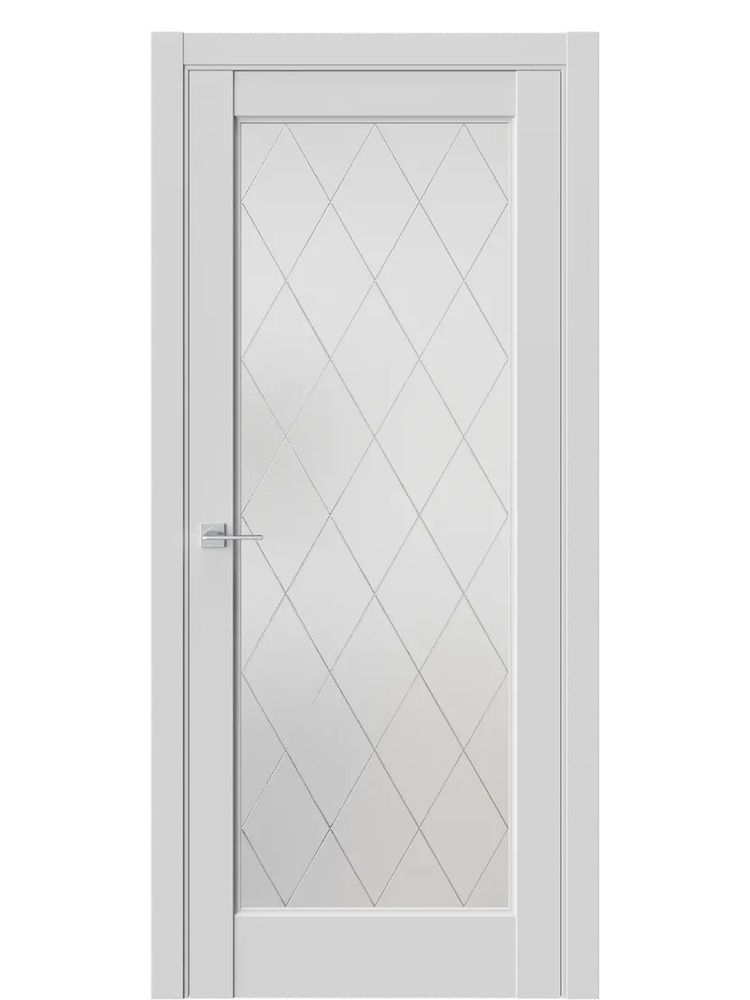 ДВЕРИ WestStyle  SE 2 EmLayer Серый /Белое Сатинат ДО
