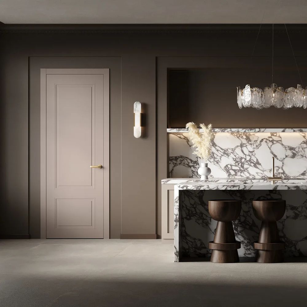 Двери WestStyle Eliss 3 Белое дерево  ДГ