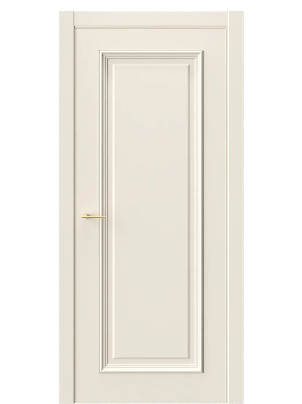 Двери WestStyle  "Брюгге 1" RAL Тон ванильный ДГ