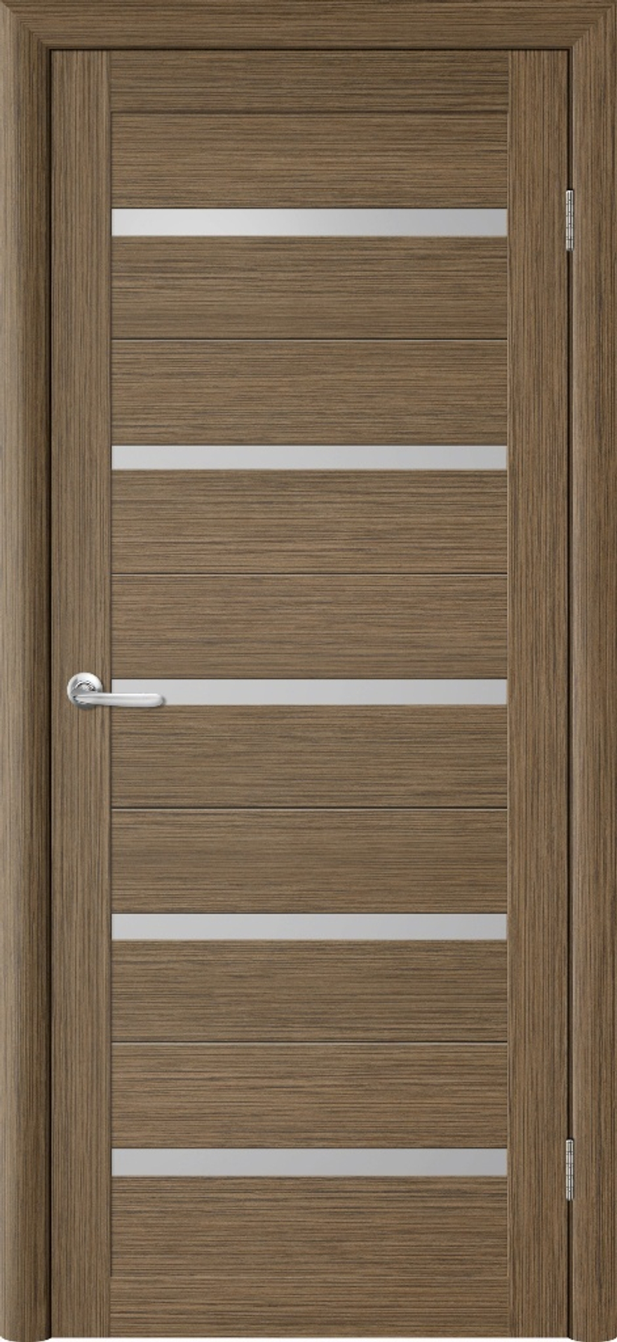 Межкомнатные двери ALBERO "Т-2" Акация кремовая (ДО) Матовое белое