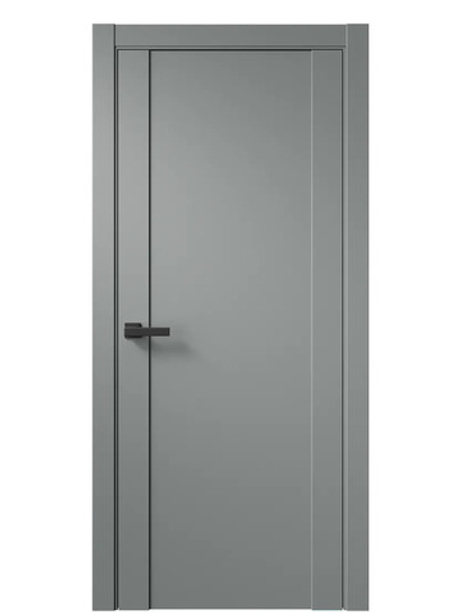 Двери WestStyle F0 Сенди /Графит Сатинат  ДО