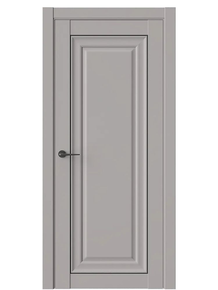 Двери WestStyle HR1 F Макиато /молдинг черный  ДГ