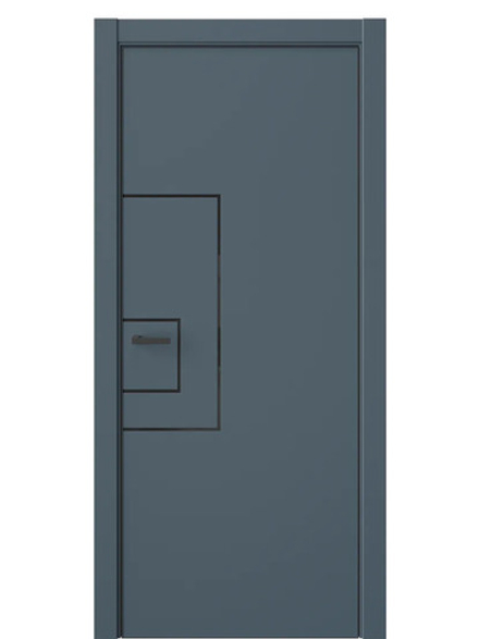 Двери WestStyle  "IN 41" Океанская Волна /алюм.кромка  ДГ