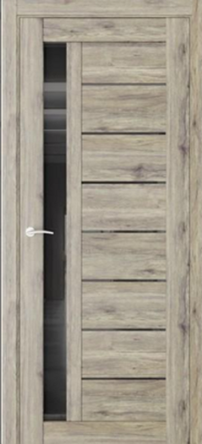 Межкомнатные двери WestStyle "Q37" (RE37) Дуб эссе/Графит сатинат ДО