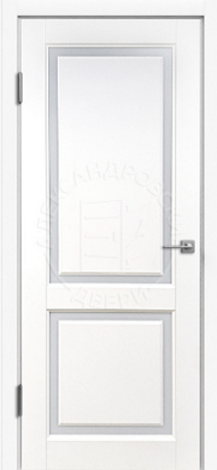 Межкомнатные двери АРГУС "Флай-2" (ДО) Белая эмаль (soft) сатин