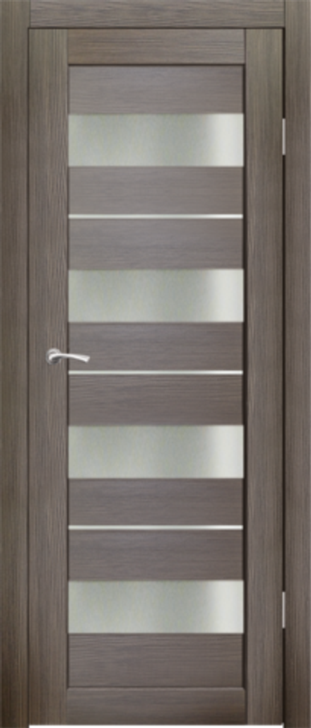 Межкомнатные двери SYNERGY  "Альфа" Акация темная (Сатинат матовое)