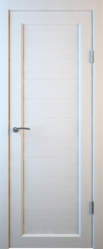 Межкомнатные двери MART DOORS Н1 Белое дерево/Сатинат (ДГ)