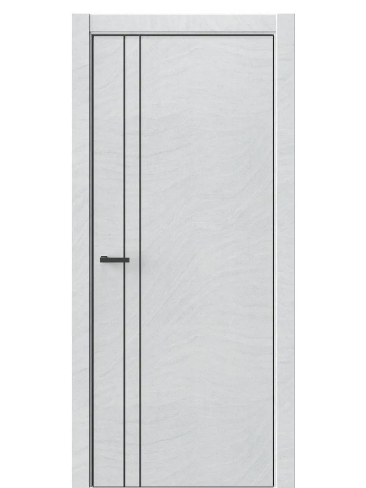 Двери WestStyle  "IN 40" Стоунлайн Лайт /алюм.кромка  ДГ