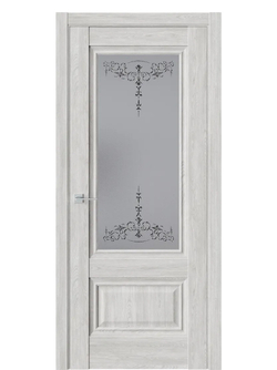 Двери WestStyle  "Ch 8"  Дуб оксфорд/ графит сатинат ДО